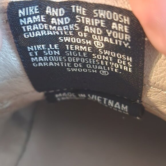 Nike Womens Air Force 1 Low Shoes Sneaker Suede 487643-201 Light Sandtrap Size 8 - Picture 13 of 13